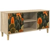 TV staliukas Televizoriaus spintelė ZAANDAM 102 x 33 x 50 cm Sonoma ąžuolo