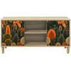 TV staliukas Televizoriaus spintelė ZAANDAM 102 x 33 x 50 cm Sonoma ąžuolo