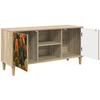 TV staliukas Televizoriaus spintelė ZAANDAM 102 x 33 x 50 cm Sonoma ąžuolo