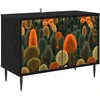 TV staliukas Televizoriaus spintelė ZAANDAM 69 x 33 x 50,5 cm Juodojo ąžuolo