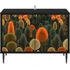 TV staliukas Televizoriaus spintelė ZAANDAM 69 x 33 x 50,5 cm Juodojo ąžuolo