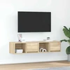 TV staliukas Televizoriaus spintelės, 2vnt., 60x31x25,5 cm, mediena