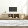 TV staliukas Televizoriaus spintelės, 2vnt., ąžuolo, 80x35x36,5cm, mediena