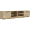 TV staliukas Televizoriaus spintelės, 2vnt., ąžuolo, 80x35x36,5cm, mediena