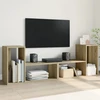 TV staliukas Televizoriaus spintelės, 2vnt., ąžuolo, 75x30x50 cm, MDP