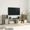 TV staliukas Televizoriaus spintelės, 2vnt., ąžuolo, 75x30x50 cm, MDP