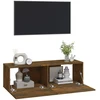 TV staliukas Televizoriaus spintelės, 2vnt., ąžuolo, 100x30x30cm, mediena