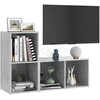TV staliukas Televizoriaus spintelės, 2vnt., betono, 72x35x36,5cm, mediena