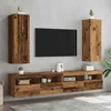 TV staliukas Televizoriaus spintelės, 2vnt., medienos, 30,5x30x90cm, mediena