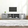 TV staliukas Televizoriaus spintelės, 2vnt., pilkos, 80x35x36,5cm, mediena