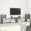 TV staliukas Televizoriaus spintelės, 2vnt., pilkos ąžuolo, 100x30x50cm, MDP