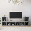 TV staliukas Televizoriaus spintelės, 4vnt., betono, 72x35x36,5cm, mediena