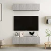 TV staliukas Televizoriaus spintelės, 4vnt., betono, 60x30x30cm, mediena