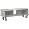 TV staliukas Televizoriaus stovas 100 x 35 x 35 cm Betono pilka