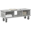 TV staliukas Televizoriaus stovas 100 x 35 x 35 cm Betono pilka