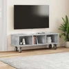 TV staliukas Televizoriaus stovas 100 x 35 x 35 cm Betono pilka