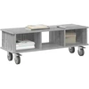 TV staliukas Televizoriaus stovas 100 x 35 x 35 cm Pilkas Sonoma