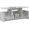 TV staliukas Televizoriaus stovas 102 x 35 x 45 cm Pilkas Sonoma