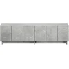 TV staliukas Televizoriaus stovas 140 x 34,5 x 40 cm Betono pilka