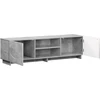 TV staliukas Televizoriaus stovas 140 x 34,5 x 40 cm Betono pilka