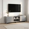 TV staliukas Televizoriaus stovas 140 x 34,5 x 40 cm Betono pilka