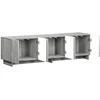 TV staliukas Televizoriaus stovas 140 x 34,5 x 40 cm Pilka Sonoma