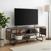 TV staliukas Televizoriaus stovas 140 x 36 x 45 cm Dūminio ąžuolo
