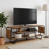 TV staliukas Televizoriaus stovas 140 x 36 x 45 cm Sendintos medienos