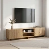 TV staliukas Televizoriaus stovas 180 x 34,5 x 40 cm Artisano ąžuolo