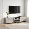TV staliukas Televizoriaus stovas 180 x 34,5 x 40 cm Betono pilka