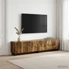 TV staliukas Televizoriaus stovas 180 x 34,5 x 40 cm Dūminio ąžuolo