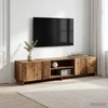 TV staliukas Televizoriaus stovas 180 x 34,5 x 40 cm Sendintos medienos
