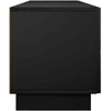 TV staliukas Televizoriaus stovas 180 x 34,5 x 40 cm Juoda Apdirbta mediena