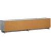 TV staliukas Televizoriaus stovas 180 x 34,5 x 40 cm Betono pilka