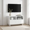 TV staliukas Televizoriaus stovas 60 x 34,5 x 40 cm Itin blizgi balta