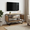 TV staliukas Televizoriaus stovas 80 x 36 x 45 cm Artisano ąžuolo
