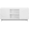TV staliukas Televizoriaus stovas 90 x 34.5 x 40 cm Balta Apdirbta mediena