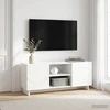 TV staliukas Televizoriaus stovas 90 x 34.5 x 40 cm Balta Apdirbta mediena
