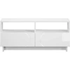TV staliukas Televizoriaus stovas 90 x 34.5 x 40 cm Itin blizgi balta