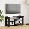 TV staliukas Televizoriaus stovas Juodas ąžuolas 100 x 40 x 50 cm