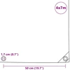 Tentas, 650g/m², 4x7m, žalias
