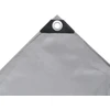 Tentas, pilkos spalvos, 2x3m, 650g/m²