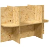 Terariumo bazė su lentyna Ruda 80 x 40 x 50 cm OSB