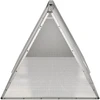 Triušių narvas, pilkas, 201,5x80,5x71cm, galvanizuotas plienas