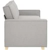 Trivietė sofa, debesų pilka, 220x78x84 cm, audinys