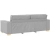 Trivietė sofa, debesų pilka, 220x78x84 cm, audinys