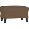Trivietė sofa su pakoja, rudos spalvos, 180cm, audinys