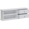 Tualetės rinkinys FAUSKE 3 vnt. Balta 76 x 50 x 103,5 cm
