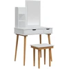 Tualetės rinkinys FAUSKE 4 vnt. Balta 76 x 50 x 143 cm