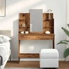 tualetinis staliukas su veidrodžiu Old Wood 96x39x142 cm